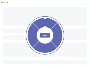 Justuno Gamification Spin-to-Win Product